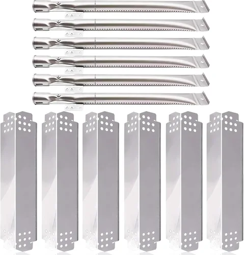 Miniatura 9 de Piezas de repuesto para parrilla Home Depot Nexgrill 720-0830H 720-0783E 720-0888 720-0888N 720-0864 720-0864M, escudos de placa térmica de acero