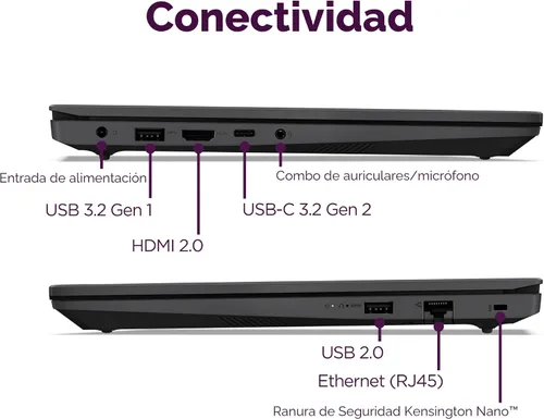 Miniatura 9 de Lenovo 14 G4 - Laptop para negocios - Intel Core i7-13620H - Pantalla FHD de 14" - 8 GB de RAM (actualizable a 16 GB) - Almacenamiento de 256 GB