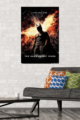Miniatura 2 de DC Comics Movie The Dark Knight Rises - Póster de pared de una hoja, 34 pulgadas de largo x 22.4 pulgadas de ancho, versión premium sin marco