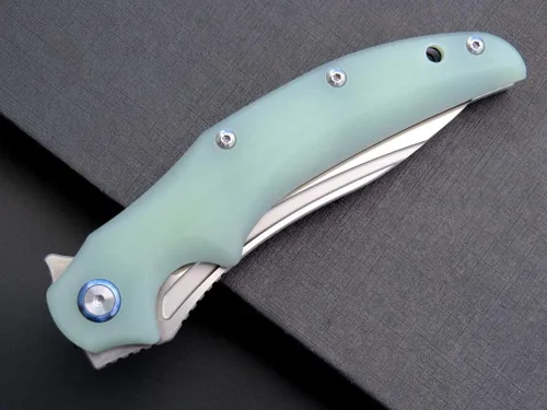 Miniatura 5 de Eafengrow EF951 Cuchillo plegable, hoja D2 y mango G10 con bloqueo de forro de rodamiento de bolas, cuchillo de bolsillo EDC para supervivencia