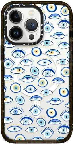 Miniatura 187 de Funda Impact de CASETiFY para iPhone 13 Pro Max con Magsafe - Estuche Claro Cuento de Invierno - Claro Negro Estuche transparente Winter Tale