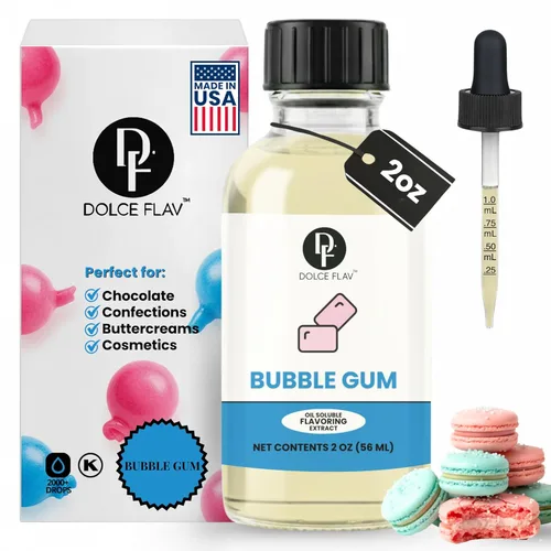 Miniatura 14 de Dolce Flav Extracto de Frambuesa – 2 onzas de saborizante concentrado de frambuesa soluble en aceite, kosher, sin azúcar, para chocolates, caramelos