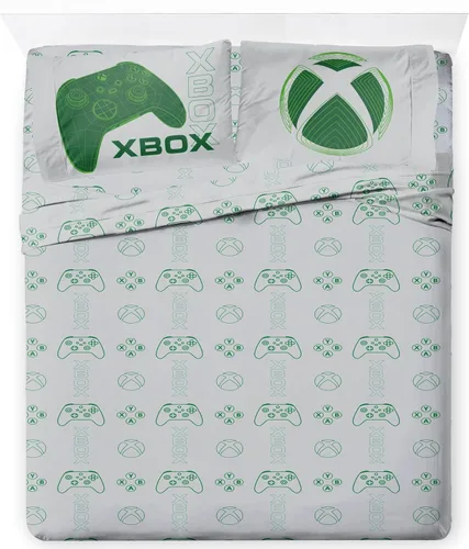 Miniatura 21 de Jay Franco Juego de sábanas infantiles de dibujos animados con sábanas bajeras, planas y funda de almohada, ropa de cama ultrasuave con funda