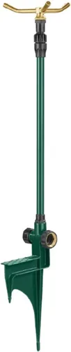 Miniatura 10 de Rociador giratorio de 3 brazos de metal Orbit. Manguera para regar el jardín 58257N, 1, Verde