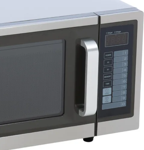 Miniatura 6 de FSE Microondas comerciales con control digital de almohadilla táctil, interior de 1 pie cúbico, acero inoxidable, 1000 vatios, aprobado por UL y NSF