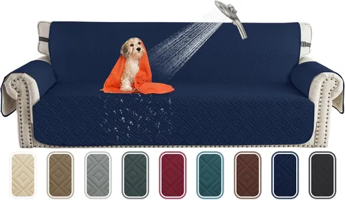 Miniatura 47 de XINEAGE Funda 100% impermeable para silla y sofá para mascotas, funda antideslizante para sofá, fundas lavables para silla, protector de muebles