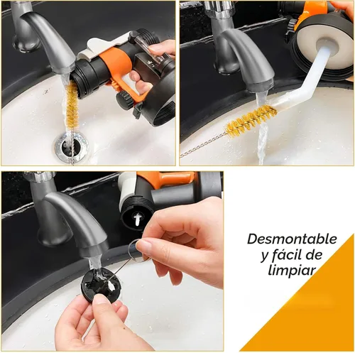 Miniatura 7 de Pulverizador de pintura - BATAVIA HVLP Pistola eléctrica de pintura en aerosol, contenedor de alta capacidad de 1200 ml, fácil de limpiar, 4