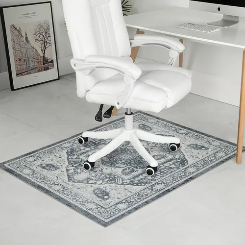 Miniatura 13 de Tapete para silla para suelo de madera dura, 36" x 48" tapete resistente para silla de oficina para sillas con ruedas, antideslizante, tapete