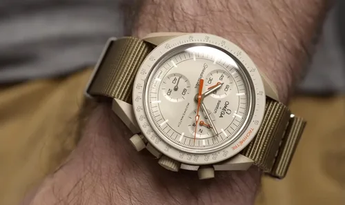 Miniatura 2 de Correa de reloj para Omega X Swatch Moonswatch Correa de reloj Speedmaster 20MM de liberación rápida de goma de repuesto
