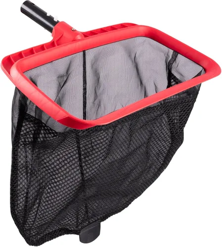 Red de desnatador de piscina, desnatador de red de piscina mejorado con bolsa de red de doble capa, redes de piscina de mayor capacidad para limpiar