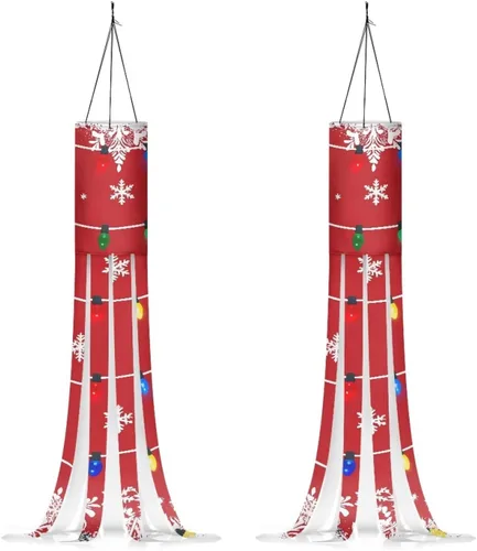 Miniatura 27 de Mummy Windsock - Calcetines de viento suaves e impermeables con bandera de Halloween, 2 piezas, lavables a máquina, secado rápido, bandera colgante