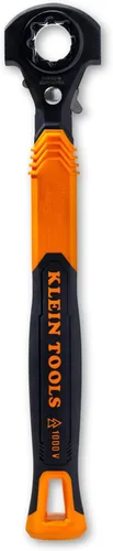 Miniatura 9 de Klein Tools KT151T Lineman's - Llave de trinquete con diseño de perno, 3/4 pulgadas, 13/16 pulgadas, 1 pulgada x 1-1/8 pulgadas, combinación
