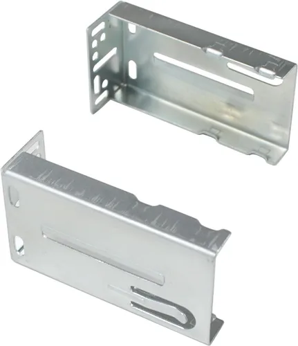 Miniatura 2 de Gobrico Soportes de montaje trasero para cajones deslizantes de muebles, 1 par