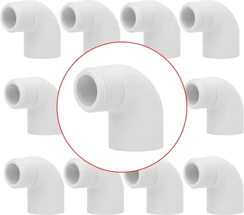 Miniatura 9 de Paquete de 10 Adaptadores Conectores de Acoplamiento de Tubería de PVC de Rosca Doble Hembra de 1 pulgada (F x F) SCH40 Acoplamiento de Tubería