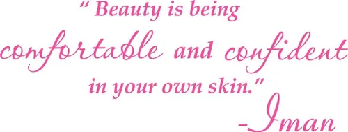 Miniatura 5 de Blinggo Beauty is Being Comfortable and Confident in Your Own Skin - Arte de pared con cita inspiradora para decoración de dormitorio y baño