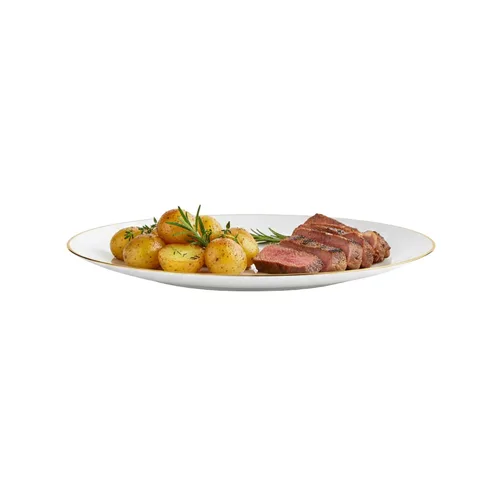 Miniatura 25 de Restaurantware Moderna - Platos desechables de 7.5 pulgadas, 40 platos de plástico duraderos para fiestas, platos llanos de plástico transparente