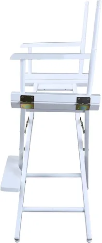 Miniatura 8 de Casual Home silla de director de 18 pulgadas, únicamente armazón, Madera, Blanco