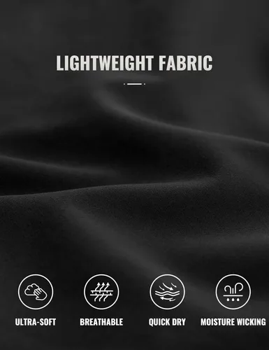 Miniatura 8 de CRZ YOGA Pantalones cortos de entrenamiento sin forro para hombre de 5 pulgadas, ligeros, de secado rápido, para correr, deportes, atletismo