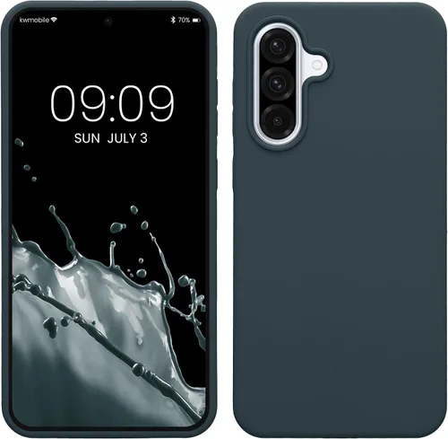 Miniatura 198 de kwmobile Funda Compatible con Samsung Galaxy A14 5G - Funda de teléfono de TPU y silicona con acabado suave - Verde Lima