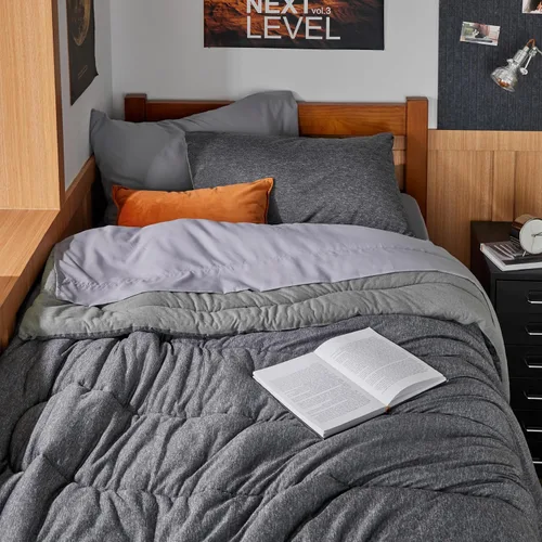 Miniatura 339 de Bedsure Juego de edredón Twin/Twin XL, ropa de cama suave beige para todas las estaciones, juego de cama teñido catiónico, 2 piezas, 1 edredón