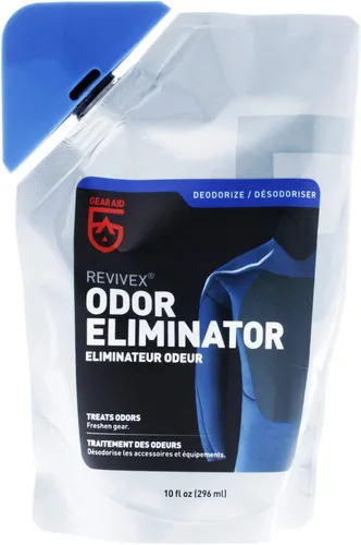 GEAR AID Revivex Eliminador de olores, fórmula totalmente natural para tiendas de campaña, calzado y equipo deportivo, 10 fl oz, transparente,
