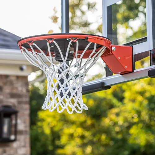 Miniatura 33 de Goalrilla El bloqueador de llantas de baloncesto protege tu aro con un sistema de bloqueo, color negro