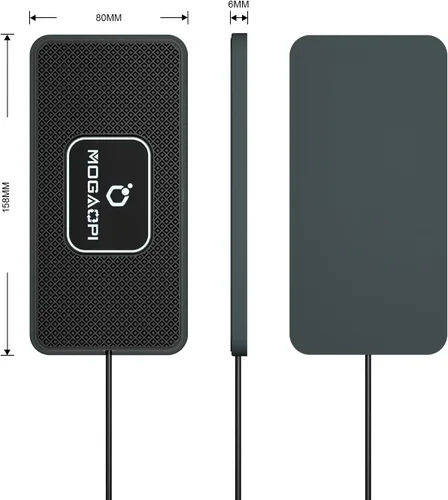 Miniatura 6 de Almohadilla de carga inalámbrica para automóvil, cargador inalámbrico MOGAOPI de 15 W tipo C, cargador rápido PD20W compatible con iPhone 16 Pro