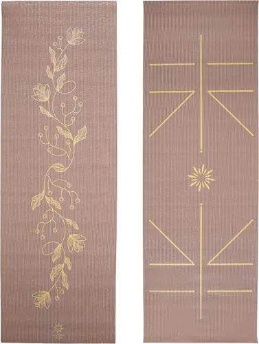 Esterilla de yoga Ascend - Premium de 6 mm de grosor, 72 x 24 pulgadas, impresión sólida o reversible, antideslizante, resistente a los desgarros,