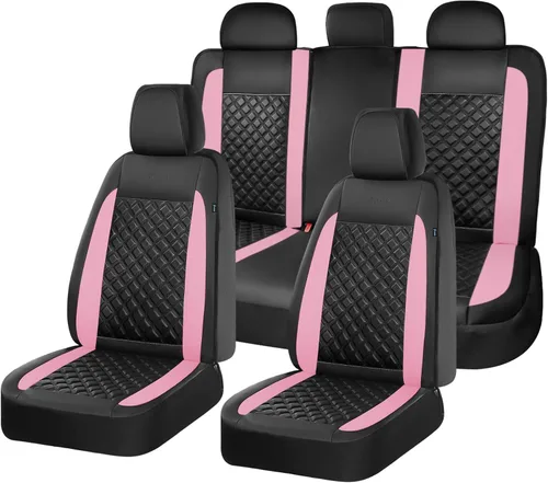 Miniatura 30 de FLORICH Fundas de asiento delantero de automóvil, fundas de asiento de cuero para automóviles, protector de asiento de automóvil, impermeable