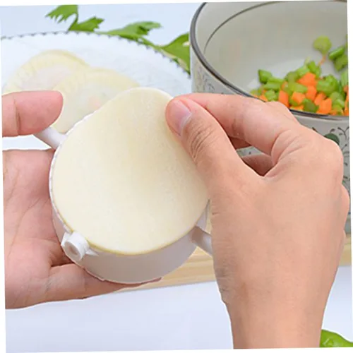 Miniatura 2 de Kichvoe Juego de brillo de labios, 3 piezas, herramientas para hacer albóndigas, moldes para bolas de masa, prensa de empanada, prensa de masa