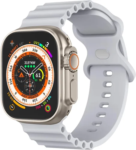 Correas de silicona compatibles con Apple Watch Band Ultra de 1.929 in 1.811 in 1.772 in 1.732 in 1.614 in 1.496 in 1.575 in 1.654 in para mujeres y