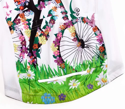 Miniatura 6 de Hotlion Conjunto de camiseta de ciclismo para mujer de manga corta con bolsillo