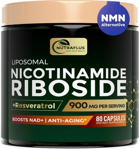Suplemento NAD Alternativa de NMNH - Suplemento liposomal NAD + Resveratrol - Suplementos NAD para mujeres y hombres - Ribosida de nicotinamida
