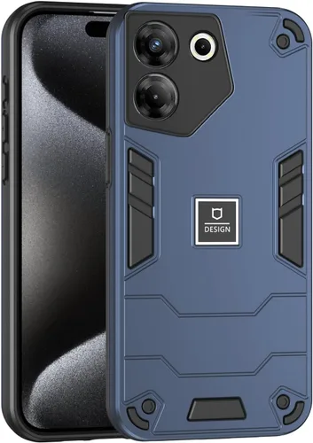 Miniatura 330 de Funda compatible con Huawei Y9 Prime (2019), compatible con Huawei Y9 Prime (2019) 4G STK-L21 2 en 1 [PC duro + TPU], funda de teléfono azul