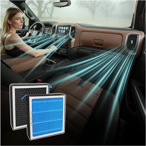 Miniatura 49 de MASHA Filtro de aire de cabina para Honda Accord (2023-2025) Civic (2016-2025) CR-V (2017-2025) Odyssey (2018-2025) con filtros de aire de repuesto