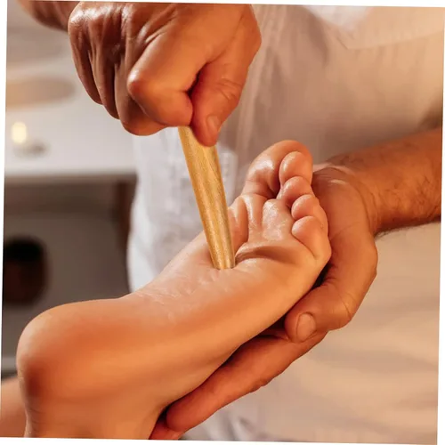 Miniatura 5 de GLEAVI Sets de palos de masaje de madera Set de herramientas de masaje de mano para pies manos guasha herramienta de alivio de palillos piezas