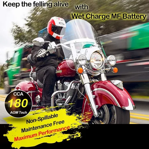 Miniatura 5 de Weize YTX12-BS - Batería de motocicleta de alto rendimiento, sin mantenimiento, sellada YTX12 BS AGM, baterías recargables ATV compatibles con Honda