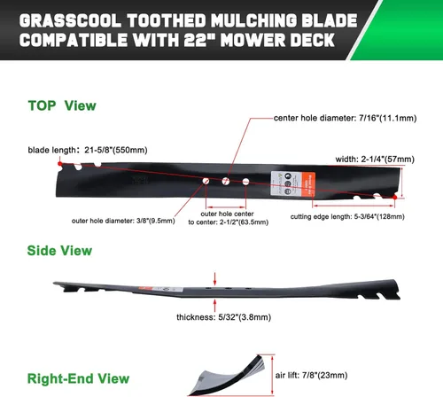 Miniatura 25 de Grasscool Lawn Mower Blades