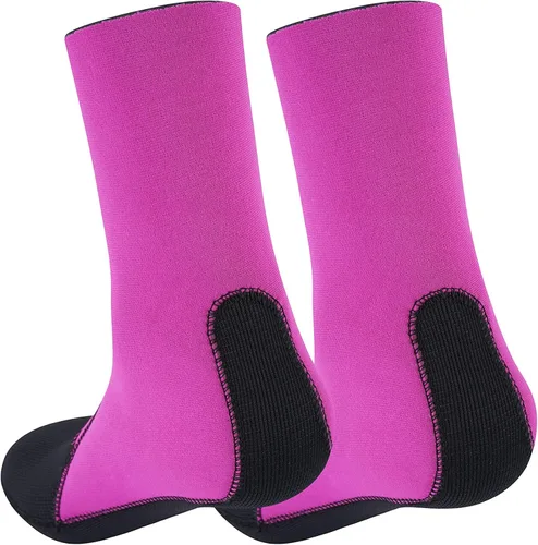 Miniatura 3 de ZCCO Calcetines de neopreno para hombre y mujer, 0.118 in, botines de neopreno para zapatos de piel de arena, surf, buceo, esnórquel, playa