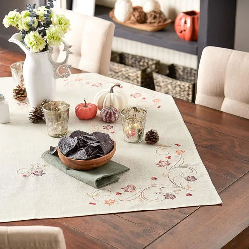 Miniatura 4 de DII Decoración de mesa de otoño, decoración de interior, Acción de Gracias, decoración de mesa, 40 x 40, trigo otoñal