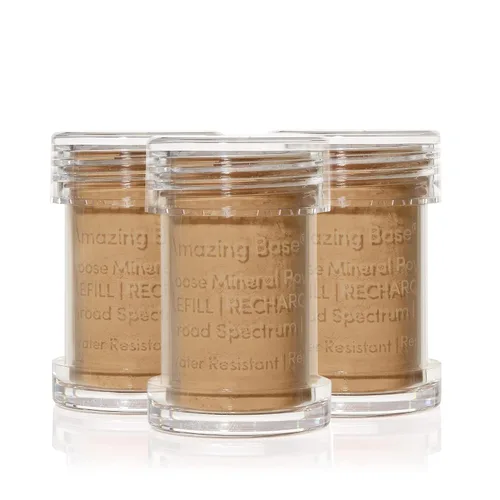 Miniatura 27 de jane iredale Amazing Base - Polvo mineral suelto, base luminosa con SPF 20, sin aceite, sin talco y sin peso, vegano y libre de crueldad animal