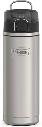 Miniatura 11 de THERMOS ICON SERIES, botella de agua de acero inoxidable con boquilla, 24 onzas, color verde alpino, botella de agua aislada al vacío con tapa