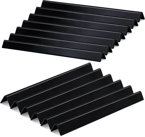Repuestos de barras aromatizantes para Weber Summit 600 Series Summit E-620 S-620 modelo de parrillas de gas, 13 placas de calor para Weber 67671,