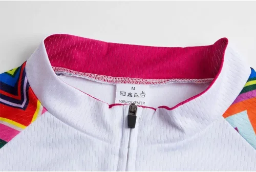 Miniatura 28 de Jersey de ciclismo para mujer, de manga corta, secado rápido, transpirable, para montaña.