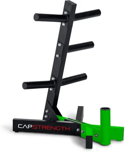 Miniatura 12 de CAP Barbell Estante de almacenamiento para árbol de placas olímpicas, varios