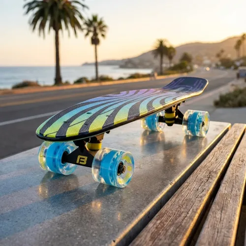 Miniatura 3 de Kids Complete Flowboard Skate Board W/Trucks and Light Up Wheels - Custom Scratch Free Graphics Great for Kids, Boys, Girls, Youth and Beginners 22
