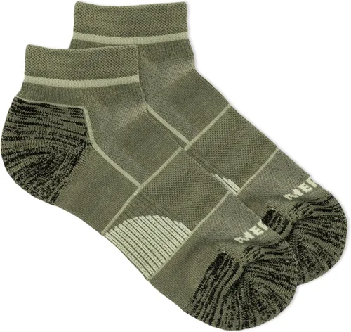 Miniatura 2 de Merrell Men's and Women's Lightweight Day Hiker Ankle Socks-Unisex Coolmax Wool Blend and Zoned Cushion
