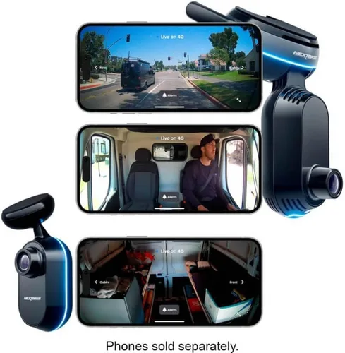 Miniatura 7 de Nextbase iQ 4K Smart HD Dash Cam Pro y paquete de tarjeta micro SD de 64G, vista frontal y trasera, cámara de tablero de 1440p 4K