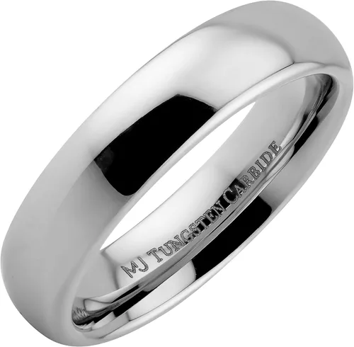 Miniatura 11 de Anillo de boda clásico de carburo de tungsteno de 0.079 in a 0.394 in