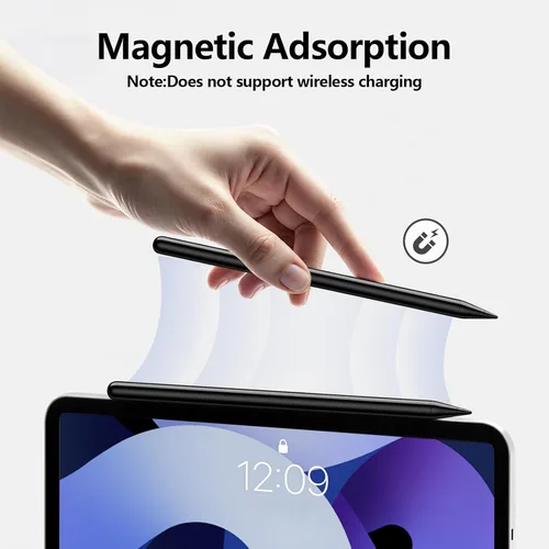 Miniatura 4 de Stylus Pen Carga Rápida 2X Lápiz Activo Compatible con Apple iPad Pro 11"/12.9"/M4 2018-2025, iPad Air 3/4/5/M2/M3, iPad 6-11, iPad mini 5/6